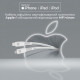 Кабель Promate PowerLine-Ci120 USB Type-C - Lightning (M/M), 3 A, 20 W, 1.2 м, White
