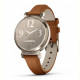 Смарт-годинник Garmin Lily 2 Classic Cream Gold with Tan Leather Band (010-02839-02)