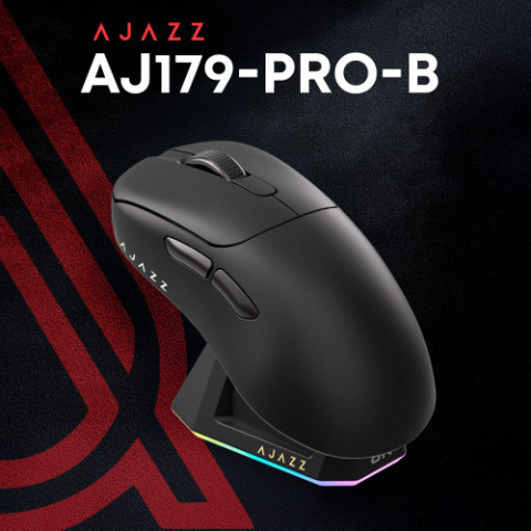 Миша бездротова Ajazz AJ179Pro Black (AJ179-PRO-B)