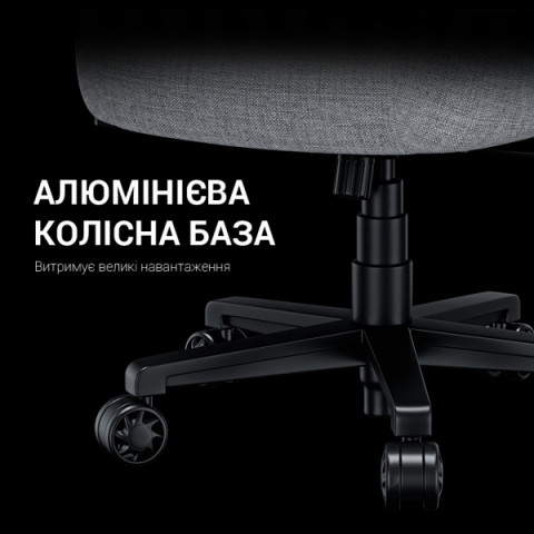 Крісло ігрове Anda Seat Phantom 3 Pro Fabric Dark Gray Size L (AD18YC-06-GB-F) Купити в Україні