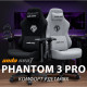 Крісло ігрове Anda Seat Phantom 3 Pro Fabric Dark Gray Size L (AD18YC-06-GB-F) Купити в Україні