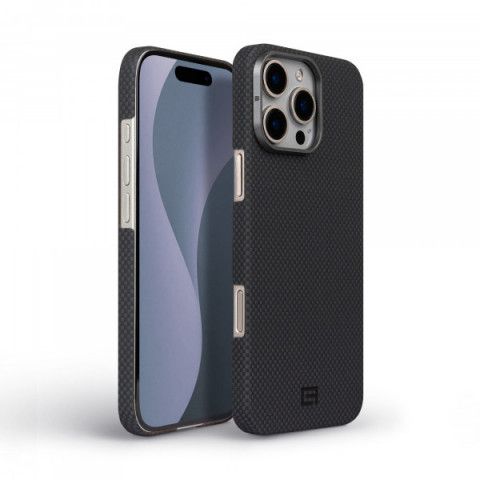 Чохол ArmorStandart BlackIcon Kevlar MagCase для Apple iPhone 15 Pro Black (ARM88536)