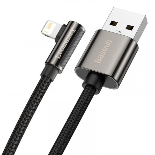 Кабель Baseus Legend Series Elbow USB-Lightning, 1м, Black (CALCS-01)