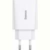 Мережевий зарядний пристрій Baseus (1USB-C 3A) 20W White (CCFS-SN02)