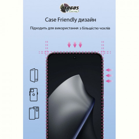 Захисне скло Dengos для Xiaomi 15T/15T Pro Black Full Glue (TGFG-430)