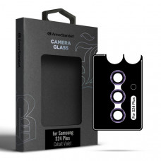 Захисне скло для камери ArmorStandart Supreme Black Icon для Samsung S24 Plus Cobalt Violet (ARM76612)