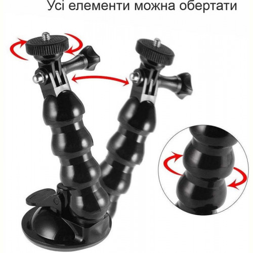 Тримач автомобільний XoKo Premium RM-C25 Black (XK-RMC100-BLCK)
