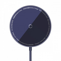 Бездротовий ЗП Baseus Simple Mini3 Magnetic Wireless Charger 15W purple