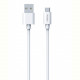 Кабель Proda PD-B72m USB-MicroUSB, 1м, White