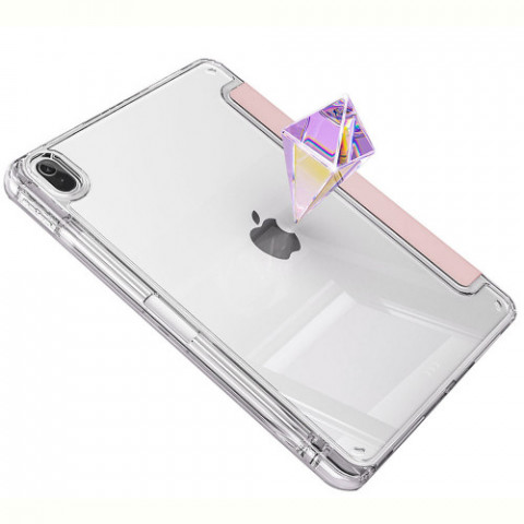 Чохол-книжка BeCover Ultra Slim Origami Transparent з кріпленням Apple для Apple iPad Mini 7 2024 Pink (712936)