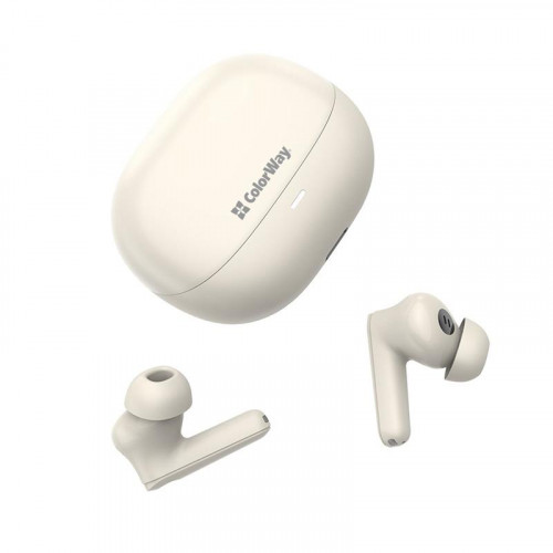 Bluetooth-гарнітура СolorWay Slim TWS-1 Earbuds Long Life Beige (CW-TWS1BE)