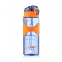 Пляшка для води Ardesto Fitness 800мл, пластик, синій