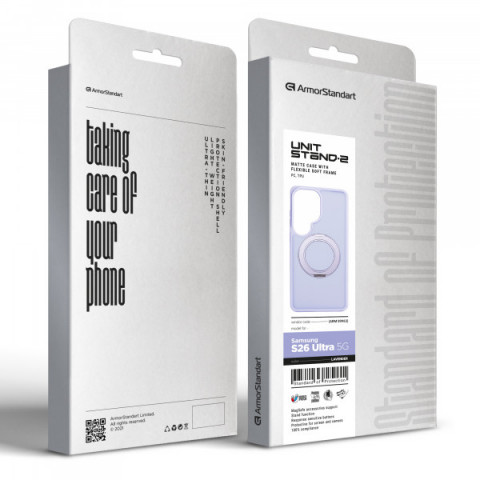Чохол ArmorStandart Unit Stand2 для Samsung S26 Ultra 5G Lavender (ARM89963)