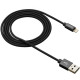 Кабель Canyon USB - Lightning (M/M) 0.96 м, Black (CNS-MFIC3B) в обплетеннi
