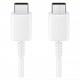 Кабель Samsung USB Type-C - USB Type-C (M/M), 1 м, White (EP-DA705BWRGRU) OEM