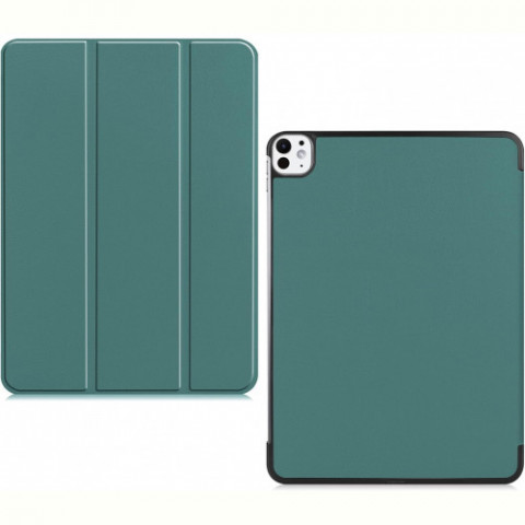 Чохол-книжка BeCover Smart Case для Apple iPad Pro 13" M4 2024 Dark Green (711645)