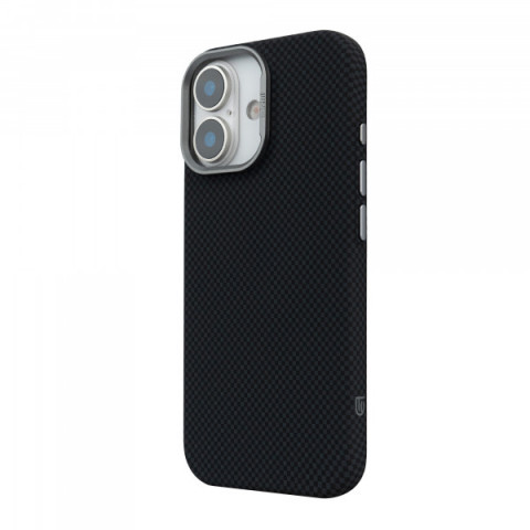 Чохол ArmorStandart LikeCarbon2 MagCase для Apple iPhone 17 Kevlar Black (ARM88379)