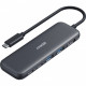 USB-хаб Anker USB-C Hub 332 5-in-1 Black (A8355H11)