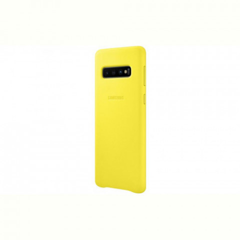 Чохол-накладка Samsung Leather Cover для Samsung Galaxy S10 SM-G973 Yellow (EF-VG973LYEGRU)