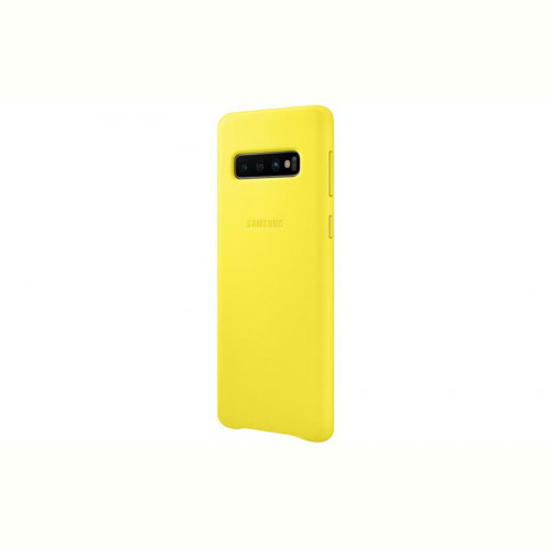 Чохол-накладка Samsung Leather Cover для Samsung Galaxy S10 SM-G973 Yellow (EF-VG973LYEGRU)