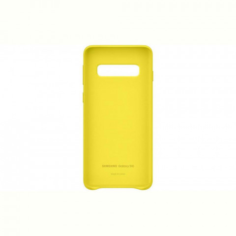 Чохол-накладка Samsung Leather Cover для Samsung Galaxy S10 SM-G973 Yellow (EF-VG973LYEGRU)