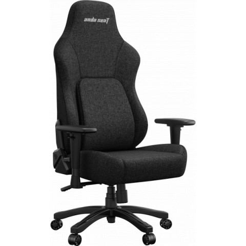 Крісло геймерське ігрове Anda Seat Phantom 4 L до 90 кг Black Fabric (AD18YSD-72-B-F-B01) Купити в Україні