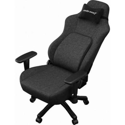 Крісло геймерське ігрове Anda Seat Phantom 4 L до 90 кг Black Fabric (AD18YSD-72-B-F-B01) Купити в Україні