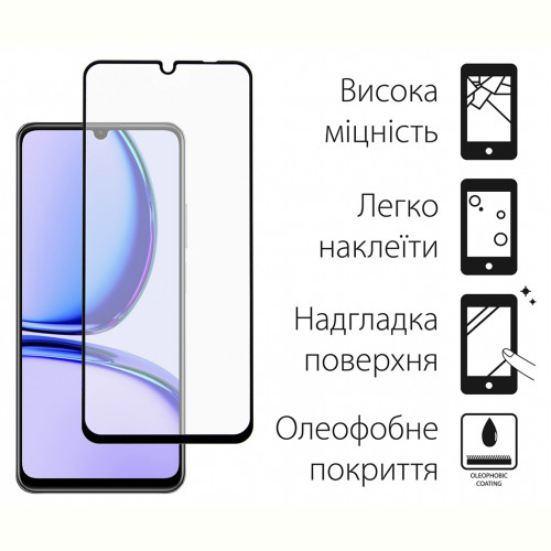 Чохол-накладка Dengos для Realme C51 Mint (DG-KM-61) + захисне скло