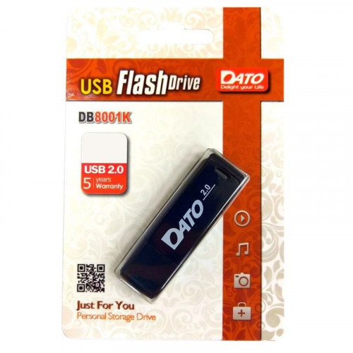 Флеш-накопичувач USB 32GB Dato DB8001 Black (DB8001K-32G)