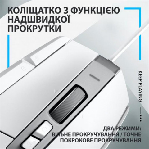 Миша Logitech G502 X White (910-006146)