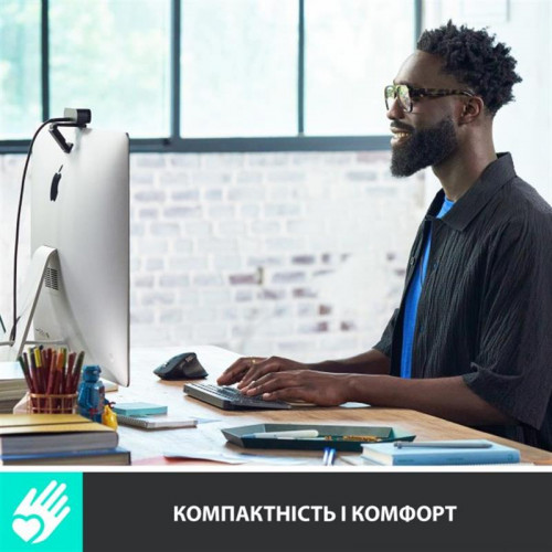 Клавіатура бездротова Logitech MX Keys Mini Wireless Illuminated UA Graphite (920-010498)