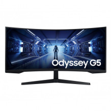 Монітор Samsung 34" Odyssey G5 C34G55TWW D-Sub, 2xHDMI, DP, VA, 3440x1440, 21:9, 165Hz, 1ms, CURVED