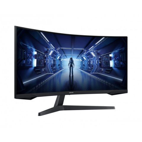 Монітор Samsung 34" Odyssey G5 C34G55TWW D-Sub, 2xHDMI, DP, VA, 3440x1440, 21:9, 165Hz, 1ms, CURVED