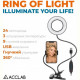 Кільцева USB LED-лампа ACCLAB AL-LR051 (1283126510014)