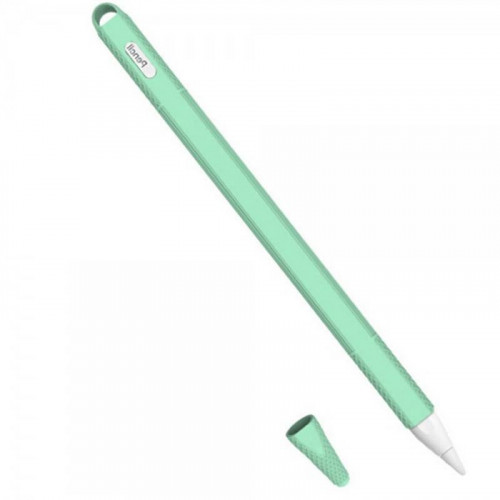 Чохол Goojodoq Hybrid Ear TPU для стилуса Apple Pencil 2 Light/Green (4001055094286LG)