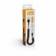 Кабель ColorWay USB-Lightning, spiral, 2.4А, 1м, Black (CW-CBUL051-BK)