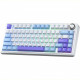 Клавіатура бездротова Aula F75 Gasket Reaper switch Purple (6978080501479)