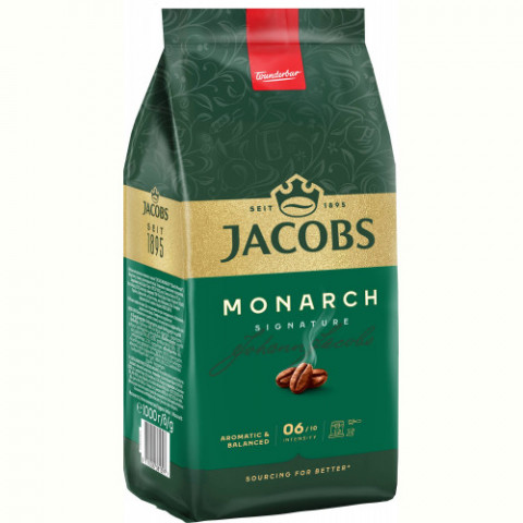 Кава в зернах Jacobs Monarch 1000г