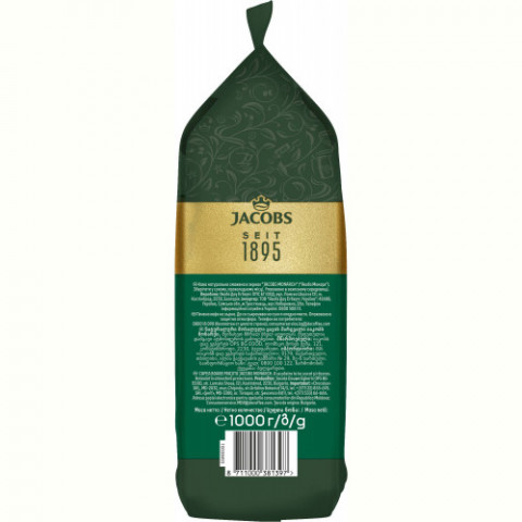 Кава в зернах Jacobs Monarch 1000г