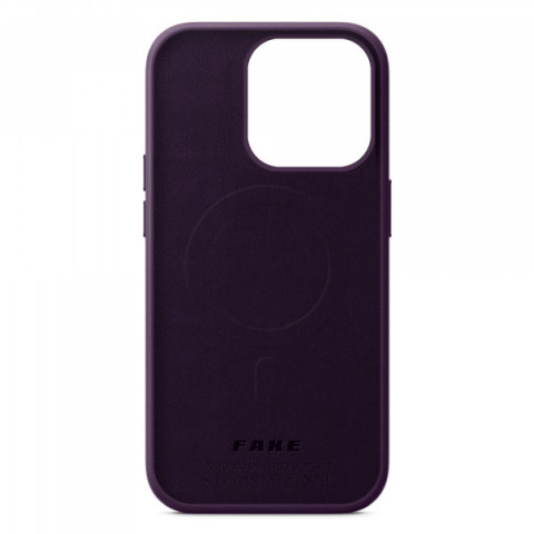 Чохол ArmorStandart FAKE Leather Case для Apple iPhone 14 Pro Dark Cherry (ARM64398)