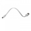 Кабель ColorWay USB-MicroUSB, 0.25м White (CW-CBUM-MUM25W)