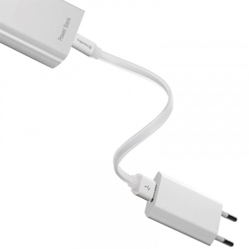 Кабель ColorWay USB-MicroUSB, 0.25м White (CW-CBUM-MUM25W)