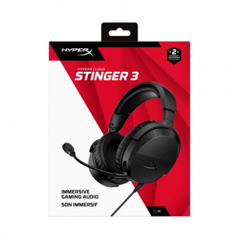 Гарнітура HyperX Cloud Stinger 3 Wired Black (BS1T5AA) Купити в Україні