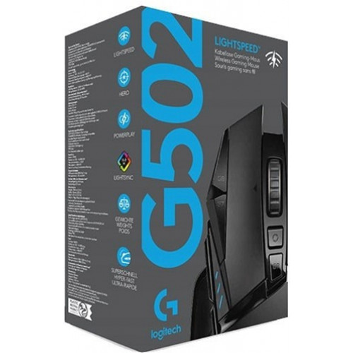Миша Logitech G502 Lightspeed Wireless Gaming (910-005567) Black