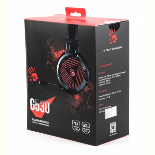 Гарнітура A4Tech Bloody G530 Gray