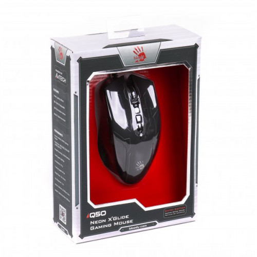 Миша ігрова A4-Tech Bloody Q50, з підсвічуванням, USB