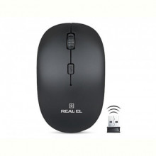 Мишка бездротова REAL-EL RM-301 Black USB