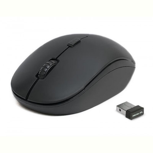 Мишка бездротова REAL-EL RM-301 Black USB