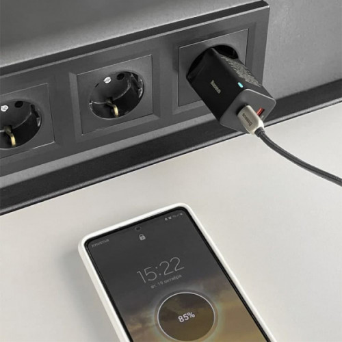МЗП Baseus Super Si Pro Quick Charger (Type-C+USB) 30W white Купити в Україні
