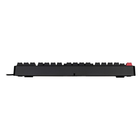Клавіатура механічна Keychron C3 Pro V2 87Key, K pro Red, USB-A, QMK, Hot-swap, 8K, EN/UKR, RGB, чорний